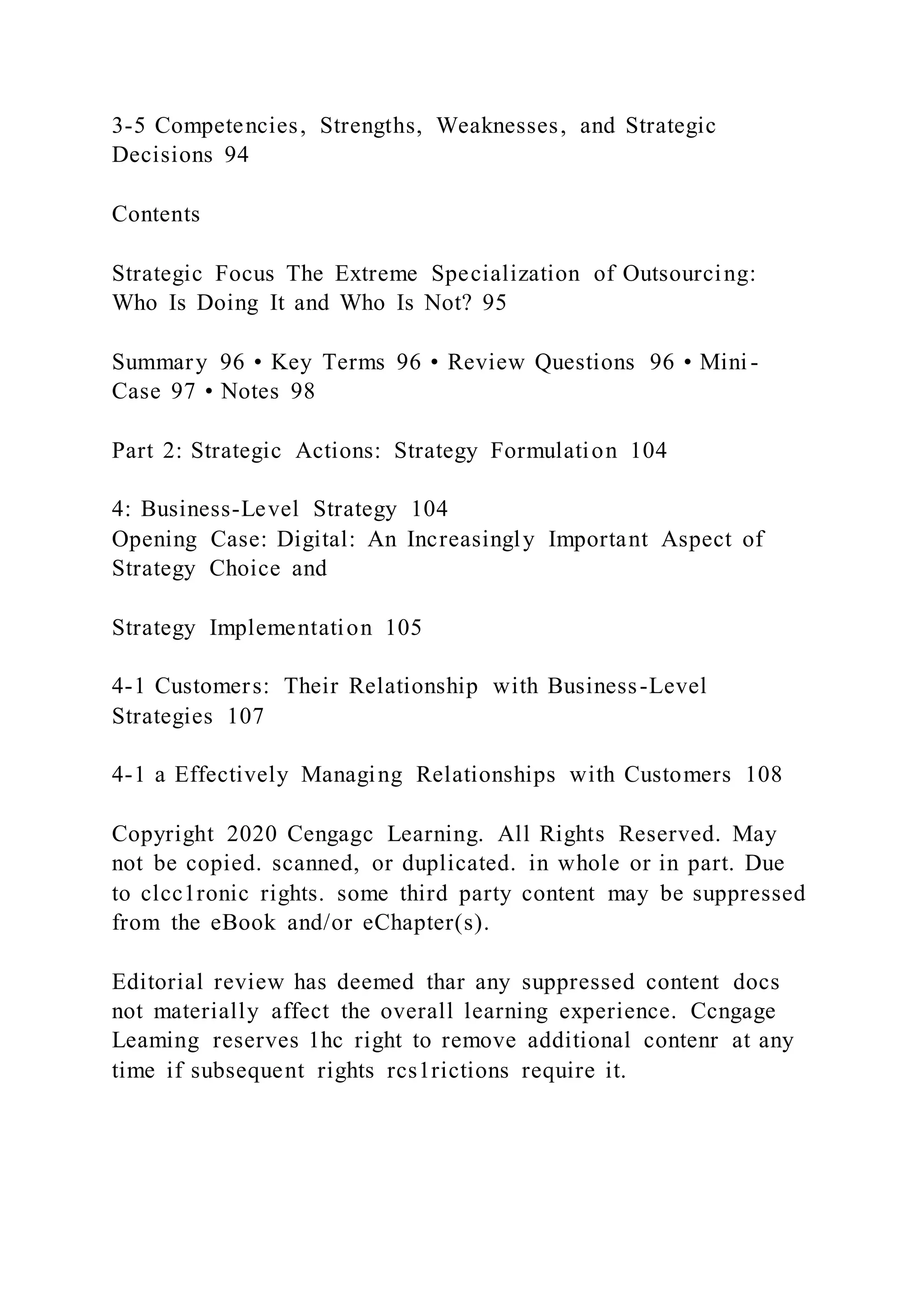 13e STRATEGIC MANAGEMENT Competitiveness & Globalization | DOCX
