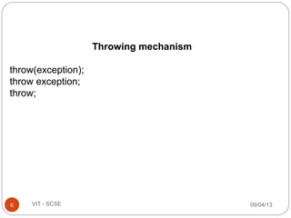 13 exception handling | PPT