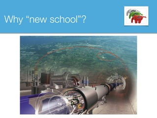Why “new school”?
 