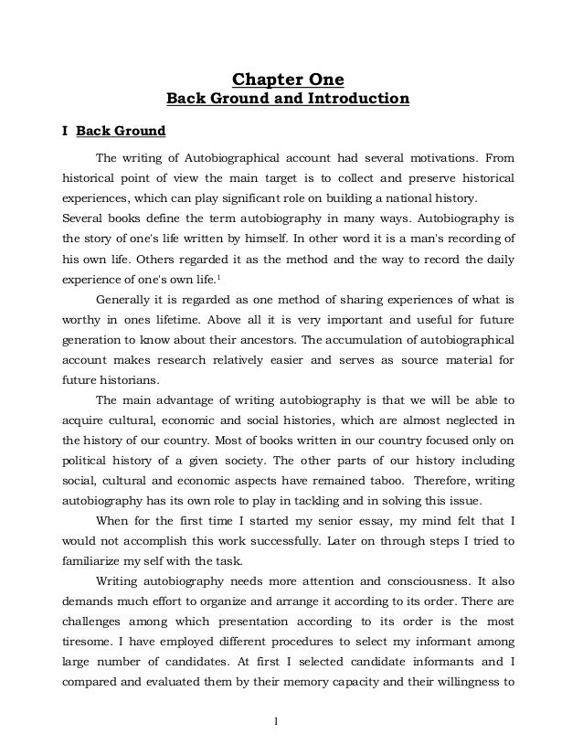 How to start a thesis picture