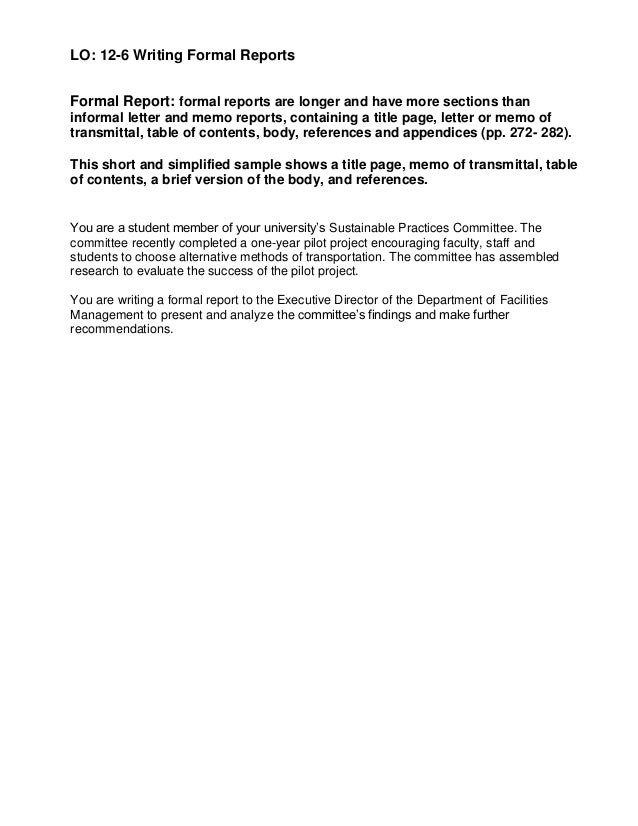 13 feasibility report sample answer