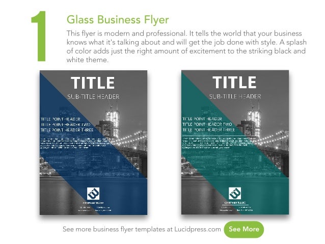 13 best business flyers to grow your small business what is the best color for business flyers