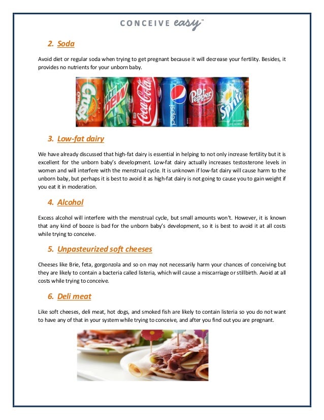 13 foods to eat & 9 foods to avoid when getting pregnant 13 foods to eat & 9 foods to avoid when getting pregnant