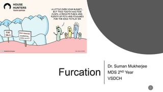 Furcation
Dr. Suman Mukherjee
MDS 2ND Year
VSDCH
8
6
 