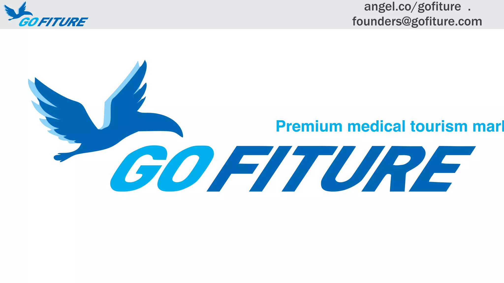Premium medical tourism mark
angel.co/gofiture .
founders@gofiture.com