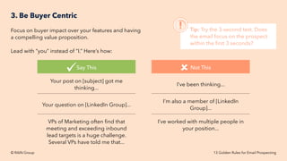 13 Golden Rules of Email Prospecting | PDF