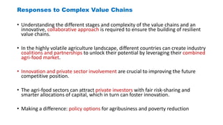 Global Value Chain in the Agrifood Sector | PPTX