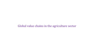 Global Value Chain in the Agrifood Sector | PPTX