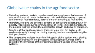 Global Value Chain in the Agrifood Sector | PPTX