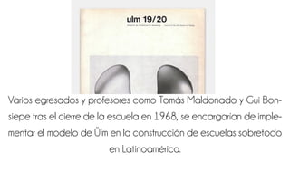 la post guerra y la ULM [Historia del diseño - 13] | PDF
