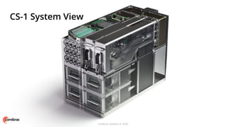 Cerebras Systems © 2020
CS-1 System View
Cerebras Systems © 2020
 
