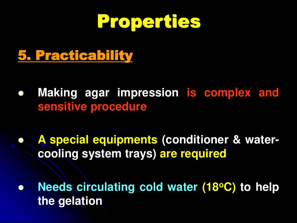 hydrocolloids impression dental material