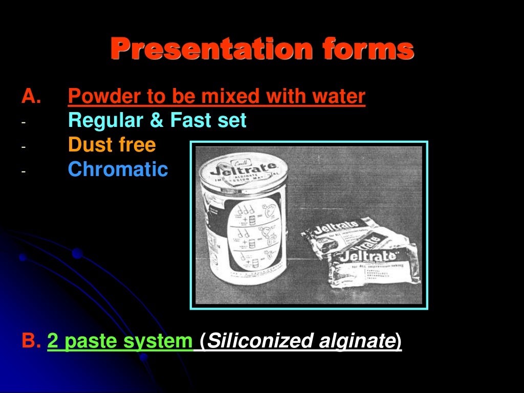 hydrocolloids impression dental material