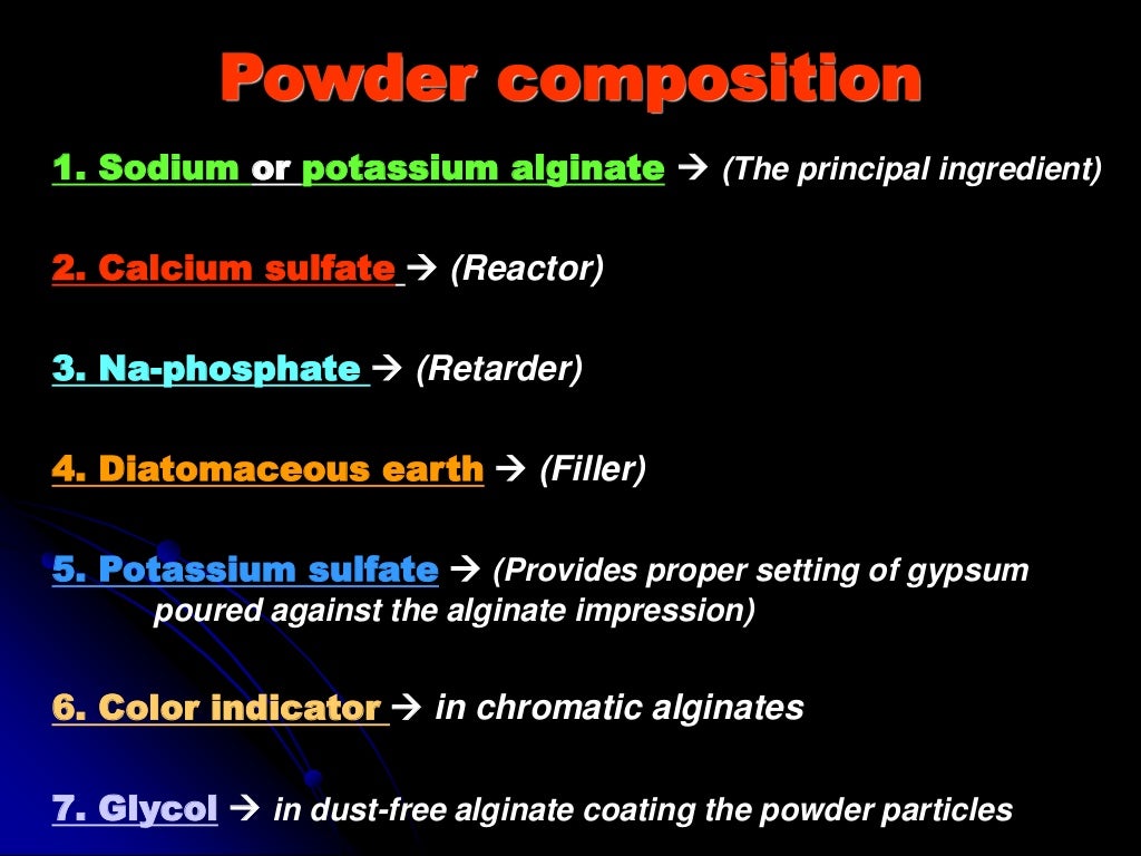 hydrocolloids impression dental material