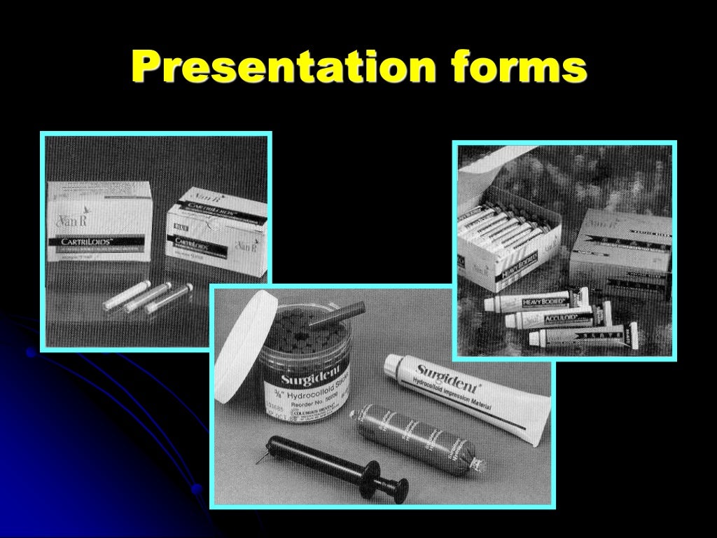 hydrocolloids impression dental material