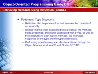 13 iec t1_s1_oo_ps_session_19 | PPT