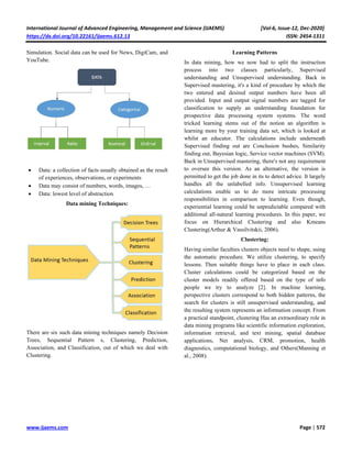 An Analysis of Outlier Detection through clustering method | PDF