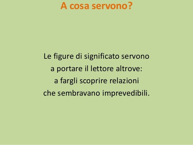 13 Il Linguaggio Figurato Similitudini E Metafore Prima 2