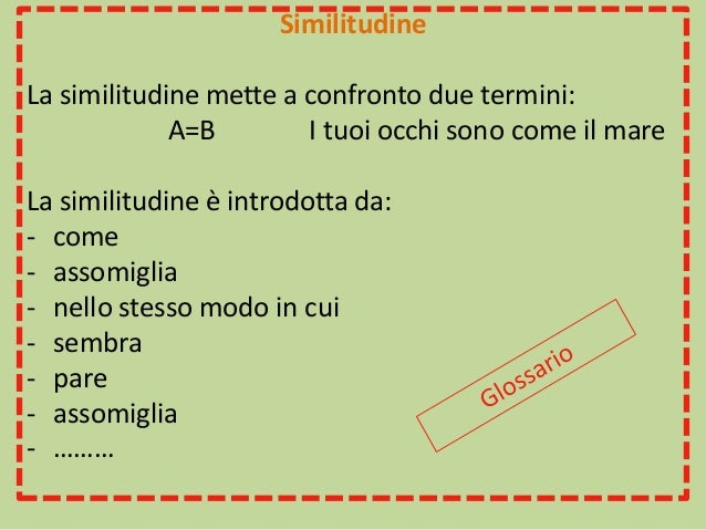 13 il linguaggio figurato similitudini e metafore prima 2