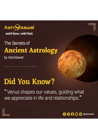 Did you Know the secrets of venus