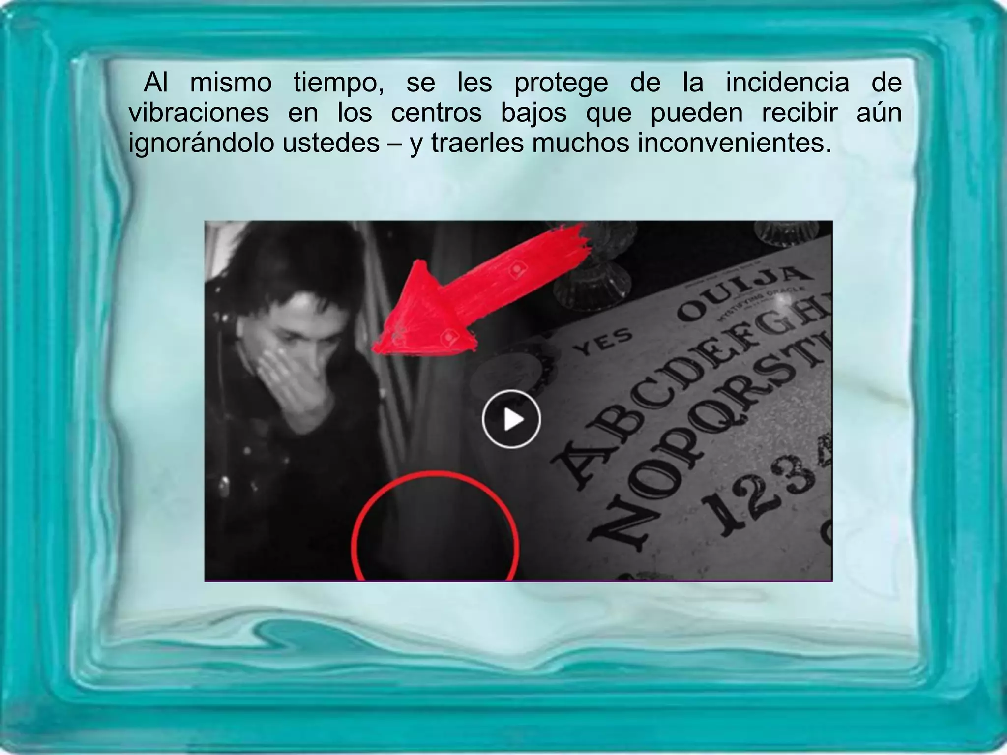 Al mismo tiempo, se les protege de la incidencia de
vibraciones en los centros bajos que pueden recibir aún
ignorándolo ustedes – y traerles muchos inconvenientes.
 