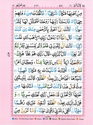 Quran with Tajwid Surah 19 ﴾القرآن سورۃ مريم﴿ Maryam 🙪 PDF