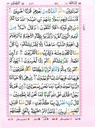 Quran with Tajwid Surah 23 ﴾القرآن سورۃ المؤمنون﴿ Al-Mu'minoon 🙪 PDF