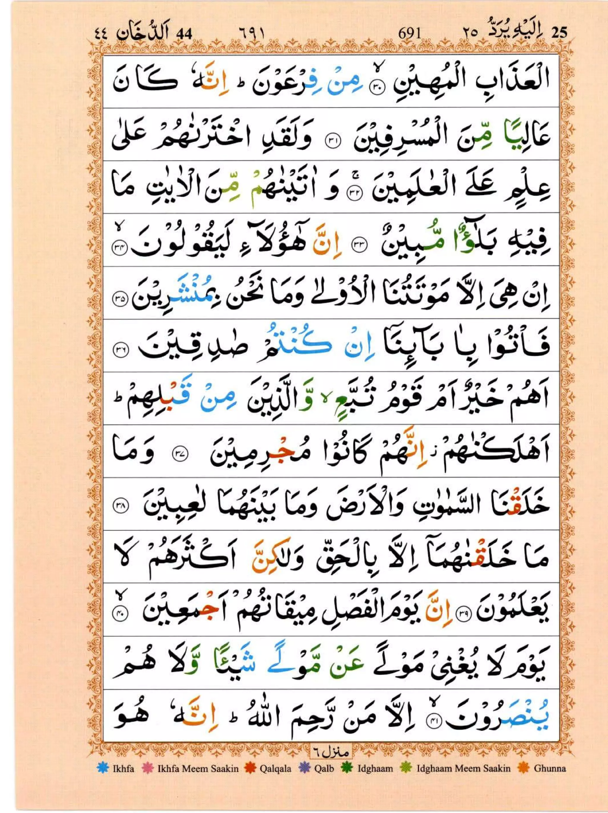 Surah ad Dukhan | PDF