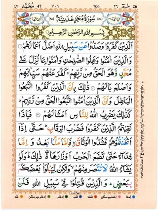 Quran with Tajwid Surah 47 ﴾القرآن سورۃ محمد﴿ Muhammad 🙪 PDF