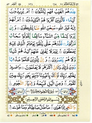 Quran with Tajwid Surah 53 ﴾القرآن سورۃ النجم﴿ An-Najm 🙪 PDF