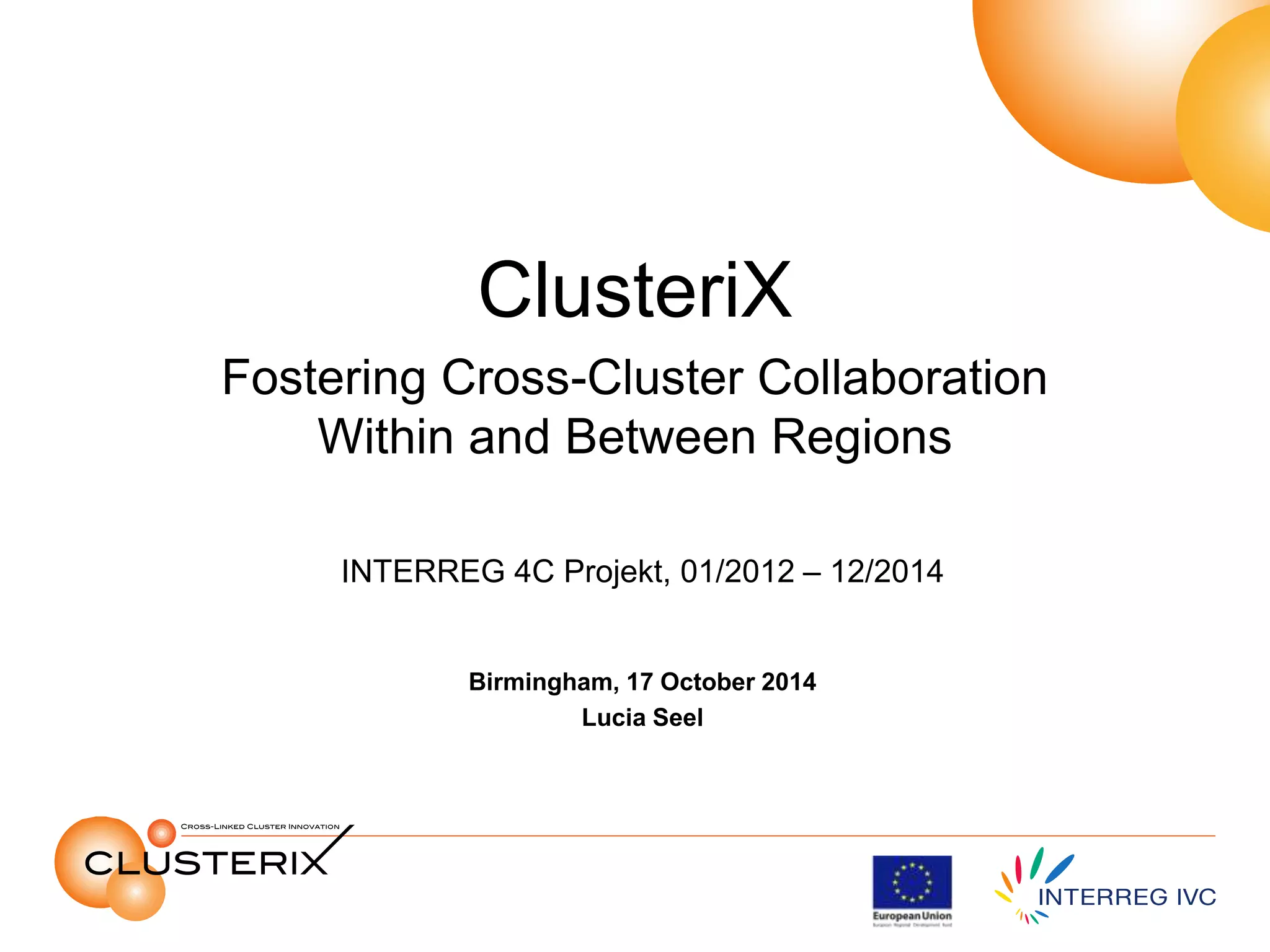 ClusteriX: Fostering Cross-Cluster Collaboration Within and Between ...