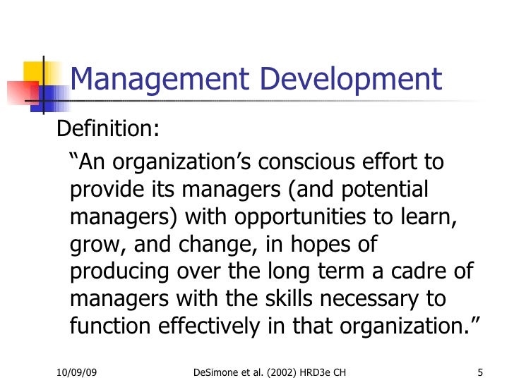 Management Development
