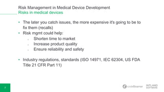 Risk Management in Medical Device Development | PDF