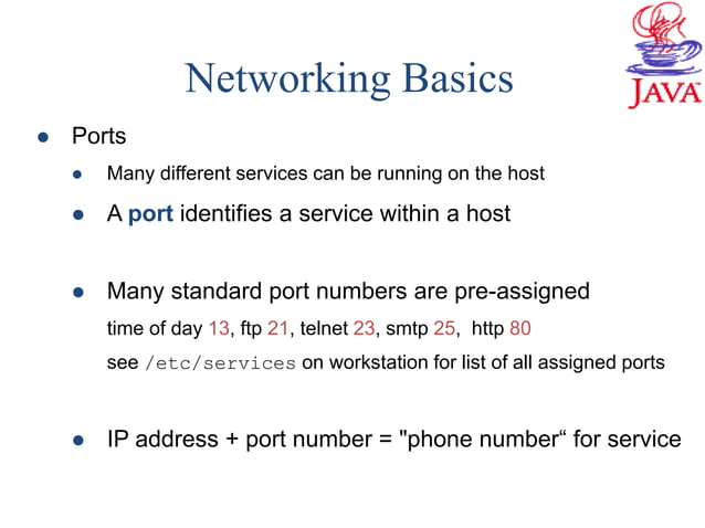 java networking | PPT