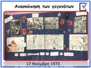 ©VotesForSchools2018
Ανασκόπηση των γεγονότων
17 Νοέμβρη 1973
 