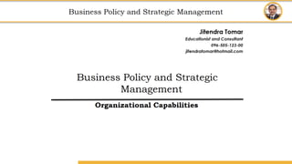 BPSM13. Organizational Capabilities