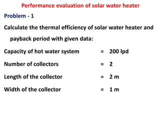 13 Performance evaluation of solar water heater.ppt