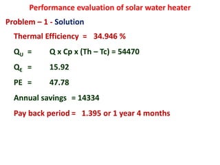 13 Performance evaluation of solar water heater.ppt