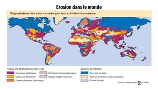 Erosion dans le monde
2
 