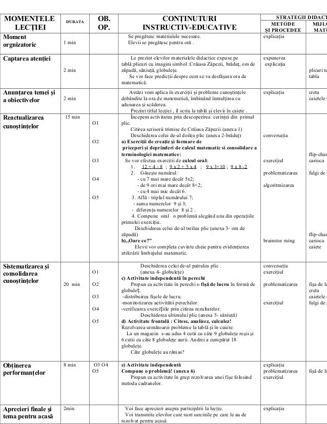 13 Proiect Didactic Matematica