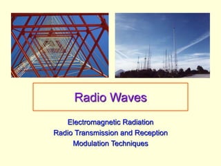 Radio Waves
Electromagnetic Radiation
Radio Transmission and Reception
Modulation Techniques
 