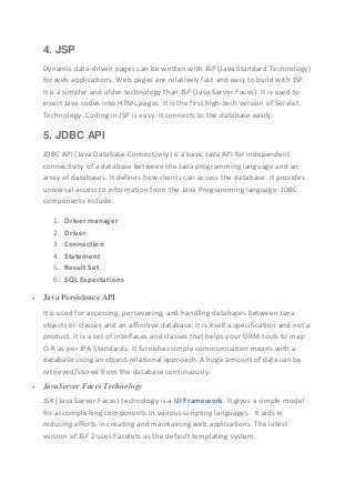 13 REASONS TO CHOOSE JAVA FOR WEB DEVELOPMENT | SSTECH SYSTEM | PDF