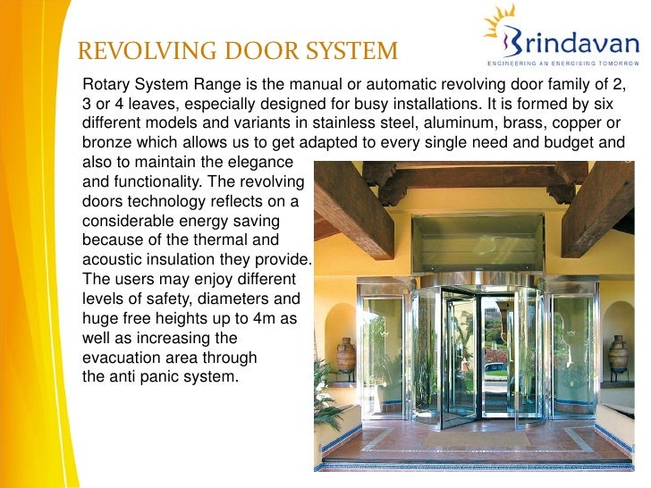 Revolving Door Systems