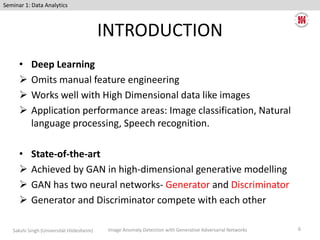 Image anomaly detection with generative adversarial networks | PDF