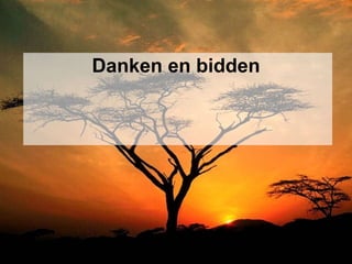 Danken en bidden 