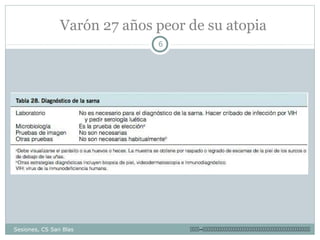 Varón 27 años peor de su atopia
6

Sesiones, CS San Blas

–

 