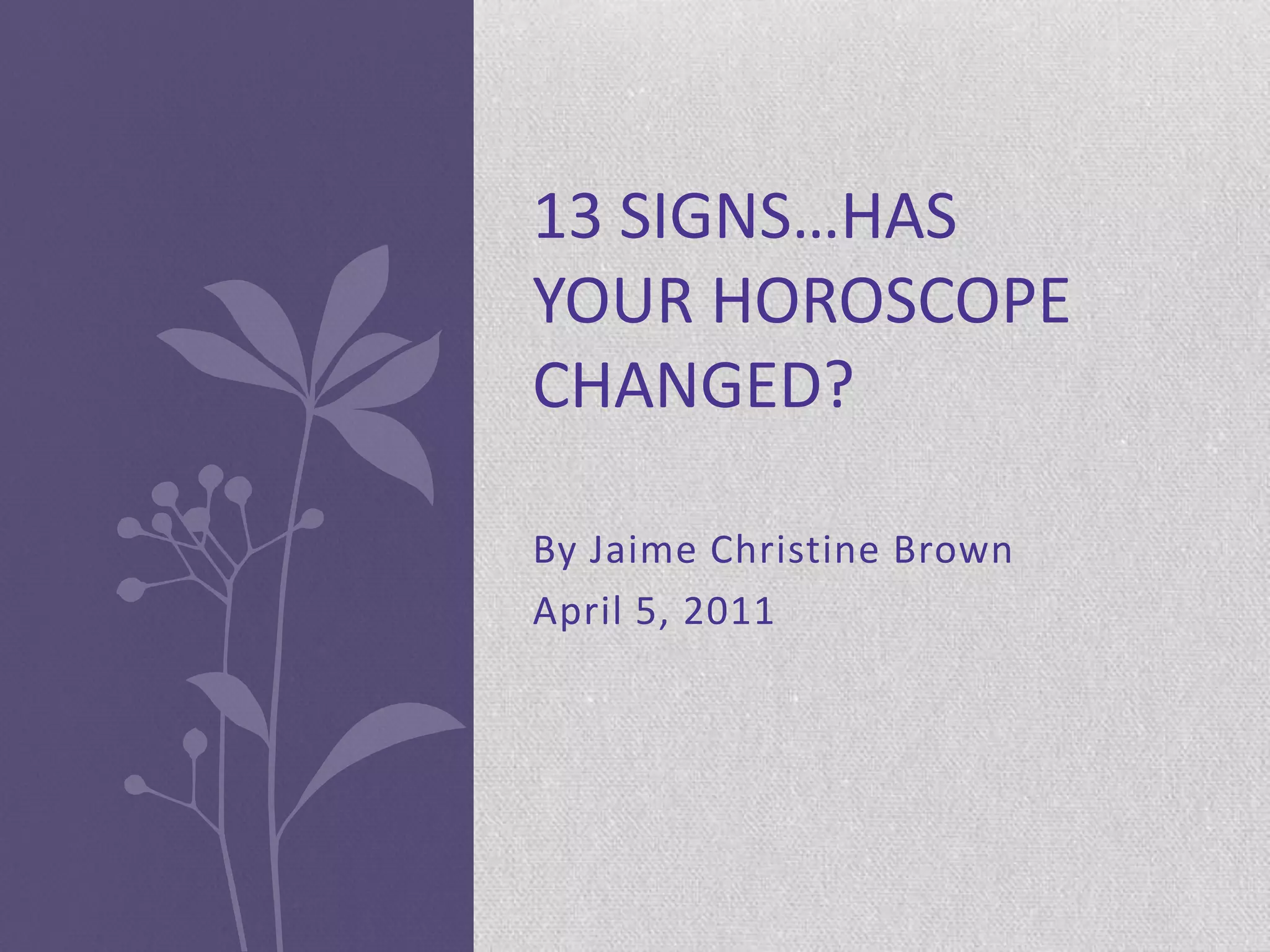 Sfgate Horoscope: Is Change On The Horizon For You? - qryaa4g