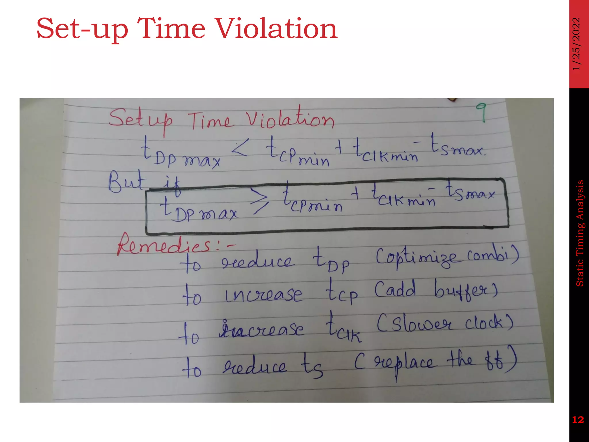 13 static timing_analysis_4_set_up_and_hold_time_violation_remedy PPT