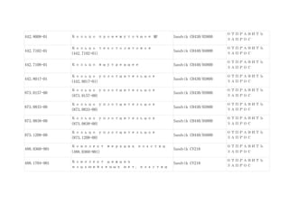442.8008-01 Кольцо промежуточное MF Sandvik CH430/H3800
ОТПРАВИТЬ
ЗАПРОС
442.7102-01
Кольцо текстолитовое
(442.7102-01)
Sandvik CH440/H4800
ОТПРАВИТЬ
ЗАПРОС
442.7108-01 Кольцо внутреннее Sandvik CH440/H4800
ОТПРАВИТЬ
ЗАПРОС
442.8017-01
Кольцо уплотнительное
(442.8017-01)
Sandvik CH430/H3800
ОТПРАВИТЬ
ЗАПРОС
873.0157-00
Кольцо уплотнительное
(873.0157-00)
Sandvik CH430/H3800
ОТПРАВИТЬ
ЗАПРОС
873.0833-00
Кольцо уплотнительное
(873.0833-00)
Sandvik CH430/H3800
ОТПРАВИТЬ
ЗАПРОС
873.0838-00
Кольцо уплотнительное
(873.0838-00)
Sandvik CH440/H4800
ОТПРАВИТЬ
ЗАПРОС
873.1208-00
Кольцо уплотнительное
(873.1208-00)
Sandvik CH440/H4800
ОТПРАВИТЬ
ЗАПРОС
488.0360-901
Комплект верхних пластин
(488.0360-901)
Sandvik CV218
ОТПРАВИТЬ
ЗАПРОС
488.1704-901 Комплект нижних
изнашиваемых мет. пластин
Sandvik CV218
ОТПРАВИТЬ
ЗАПРОС
 