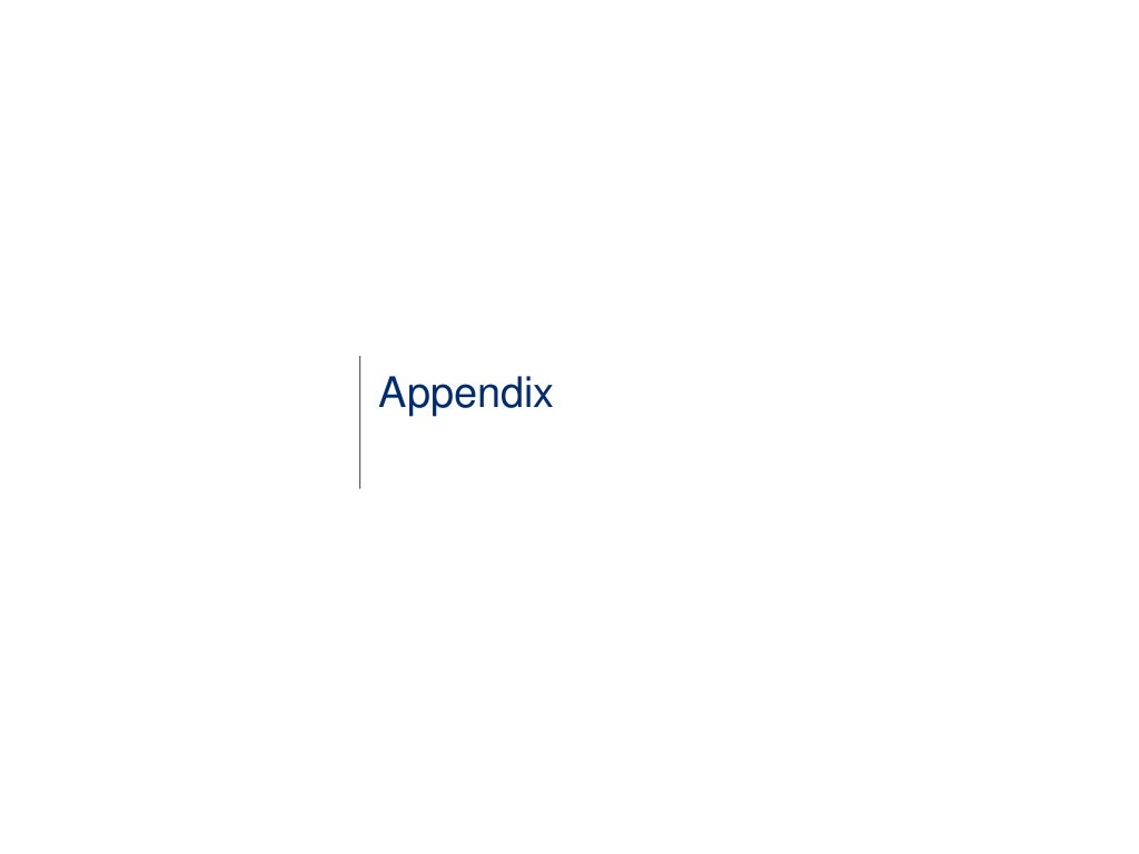 Appendix